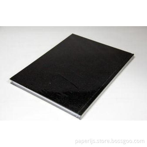 Black Hard Cover Offset Notebook Printing Services With Sew